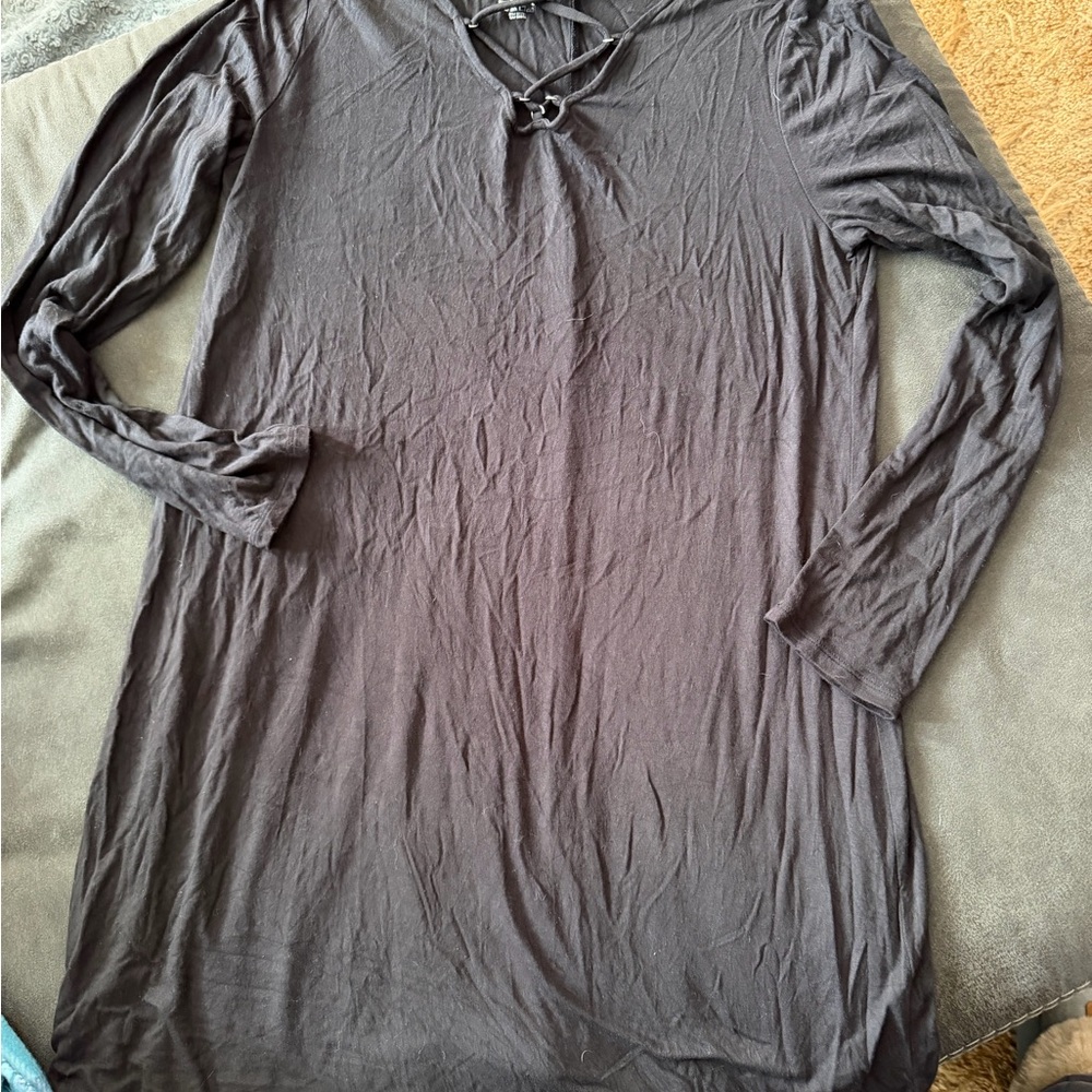 Maurices Black Long Sleeve mid length dress